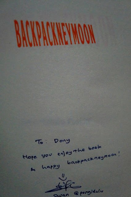 Buku Backpackneymoon karya Susan Natalia Poskitt