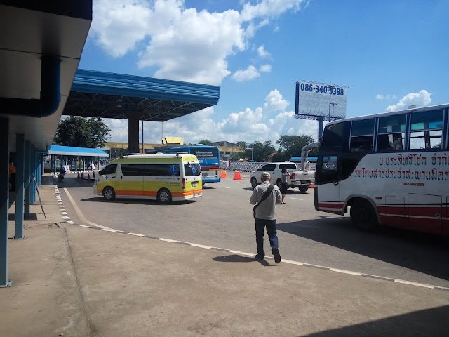 Laos, Vientiane, Central bus station, khua din bus station, talat sao bus station, morning market, bus station, terminal, thanaleng border, lao thai border