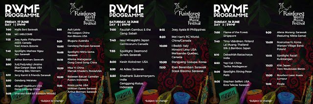 Jadwal Rainforest World Music Festival 2022 “Legendary Rainforest Celebration”