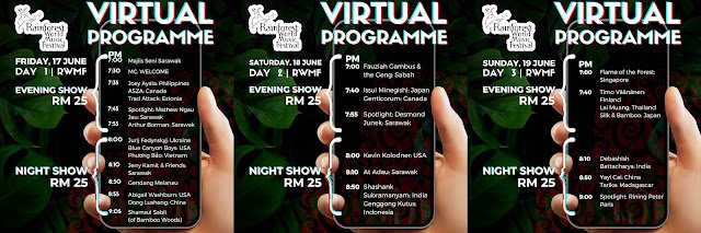 Jadwal Virtual Rainforest World Music Festival 2022 “Legendary Rainforest Celebration”